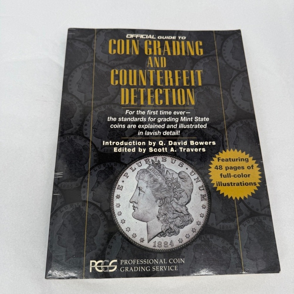 Coin Grading & Counterfeit Detection 1st Ed 1997 PCGS Official Guide to Book